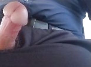 masturbation, bureau-office, amateur, ejaculation-sur-le-corps, gay, branlette, fétiche, solo, ours