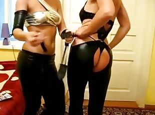 amateur, maison, webcam, fétiche, latex