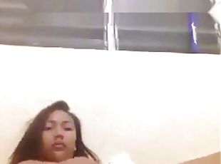 asiatique, masturbation, amateur, babes, ados, maison, naturel, solo, philippine