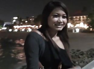 Busty Thai girl pounded hard by a white dude