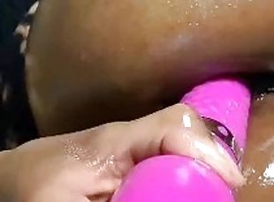 anal, negresa, negru, solo