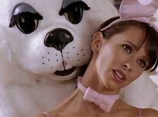 World's Hottest Brunette Jennifer Love Hewitt In Tight Pink Lingerie