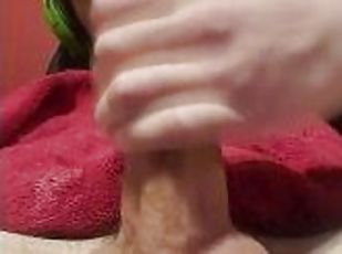 Jerking my big cock