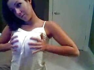 teta-grande, amador, webcam, doce, morena, provocando