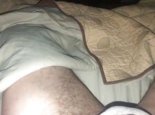 Wife  in panties I jerk off next to her in panties