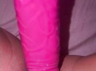 masturbieren, dilettant, junge, dildo, allein