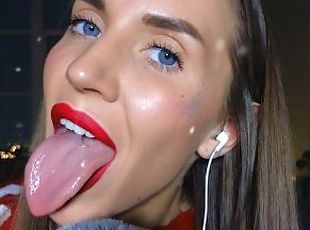 amatør, blowjob, milf, kyssing, fetisj, alene, jul