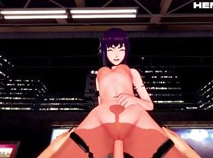 Motoko Kusanagi - Ghost in the Shell Hentai Anime 3D + POV