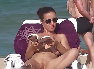 cul, gros-nichons, en-plein-air, public, milf, compilation, cam, plage, voyeur, blonde