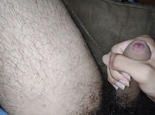 poilue, masturbation, public, énorme-bite, gay, branlette, secousses, ejaculation, fétiche, solo