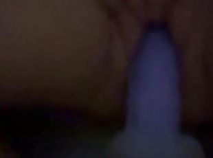 orgasmo, arnés, amateur, lesbiana, juguete, pareja