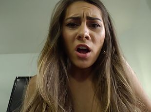 Long hair girlfriend with hot ass Mackenzie Mace loves having sex