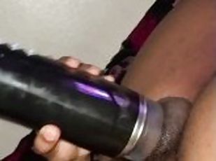 Male masturbator makes him cum hard