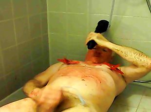 baignade, amateur, anal, énorme-bite, jouet, bdsm, esclave, fétiche, douche, solo