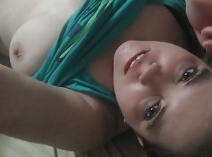 gros-nichons, orgasme, amateur, babes, belle-femme-ronde, collège, ejaculation, solo, brunette