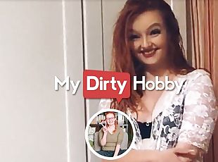 MyDirtyHobby - Redhead Beauty In Stockings Iva_Sonnenschein Gets Creampied After A Quickie