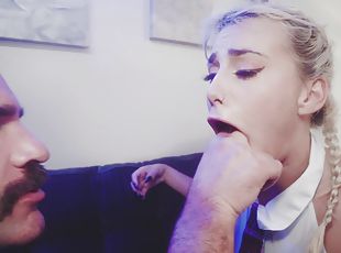 doggy, blowjob, hardcore, par, pigtail, rumpehull, røff