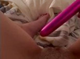 Vibrator and my tight little pussy.. sweetncreamysaydi