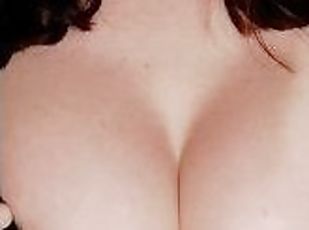 tetas-grandes, masturbación, amateur, tetas, a-solas