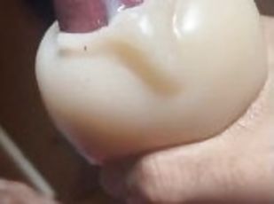 masturbation, amateur, ejaculation-sur-le-corps, énorme-bite, jouet, horny, solo, bite