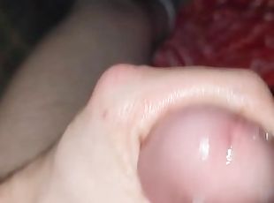 Stroking my cock