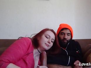 cuatro-patas, mamada, hardcore, pareja, pelirroja, webcam, impresionante, novio, chupando