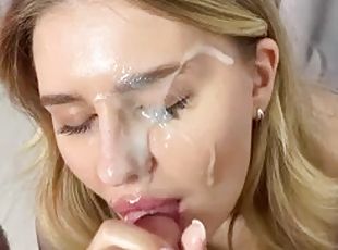 amatør, blowjob, cumshot, compilation, pov, facial