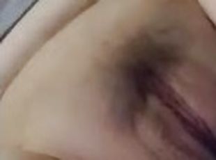 cul, masturbation, orgasme, giclée, amateur, jouet, belle-femme-ronde, solo