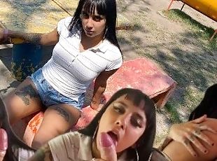 Pendeja conurbana me invita algo fresco y me termina chupando la pija