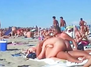 public, milf, plage