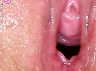 gros-nichons, masturbation, chatte-pussy, babes, jouet, blonde, solo, rasé, insertion