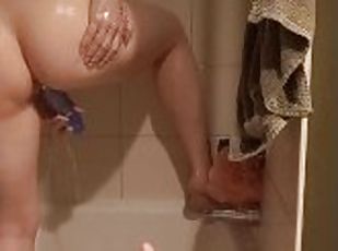 baignade, masturbation, chatte-pussy, amateur, milf, jouet, doigtage, jeune-18, gode, douche