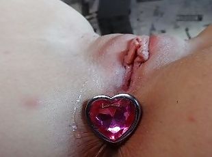 masturbation, amateur, anal, ados, jouet, allemand, bout-a-bout, petite, solo, petits-seins