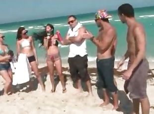 tettone, allaperto, ragazze-giovani, spiaggia, perfette, bikini