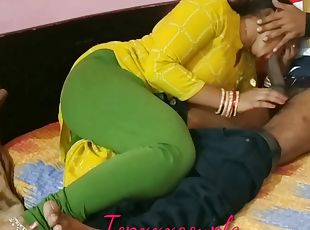 Gorgeous Boobs Desi Bhabhi Nice Blowjob & Titjob