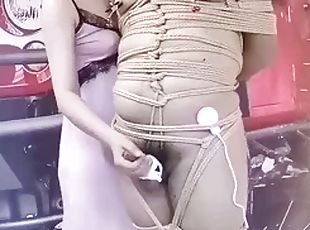 asiatisk, pissing, cumshot, handjob, bdsm, bondage, femdom