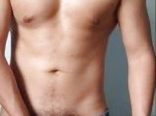 asiático, grande, amador, tiro-ao-alvo, pov, jovem18, ejaculação, excitante, musculado, pénis