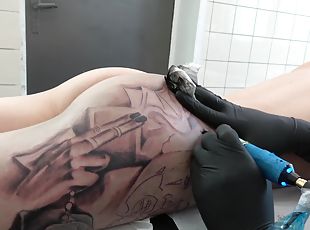 par, naturlig, tatuering