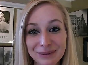 Cute blonde chick is ready for all sorts of erotic sessions