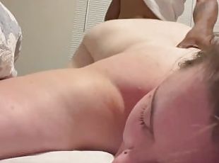 Bestfriends lets me fuck her creamy pussy after we cuddle POV