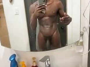 amateur, énorme-bite, gay, black, solo, bite