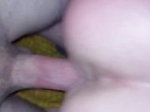 far, fisse-pussy, creampie, sperm, snæver, lille, farmand, pik