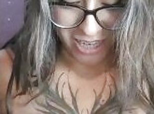 teta-grande, russo, amador, brinquedo, latina, dildo, sozinho, tatuagem