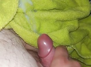 onani, amatør, cumshot, lubben, cum, massiv, alene, hvit