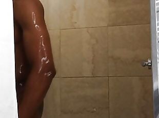 bañando, amateur, gay, fetichista, ducha, a-solas, realidad