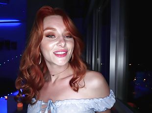 Late night fucking with seductive redhead MILF Lacy Lennon