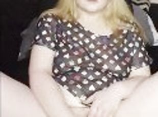 masturbation, amateur, milf, jouet, maman, joufflue, blonde, gode, mère, solo