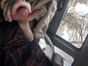 masturbation, en-plein-air, public, amateur, ejaculation-sur-le-corps, énorme-bite, gay, branlette, massage, voiture