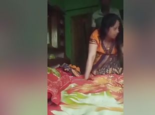 Indian Real Maid Blowjob And Doggy Cheating Sex With House Owner