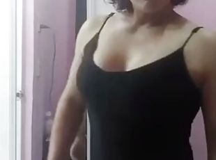 mature, latina, sexe-habillé